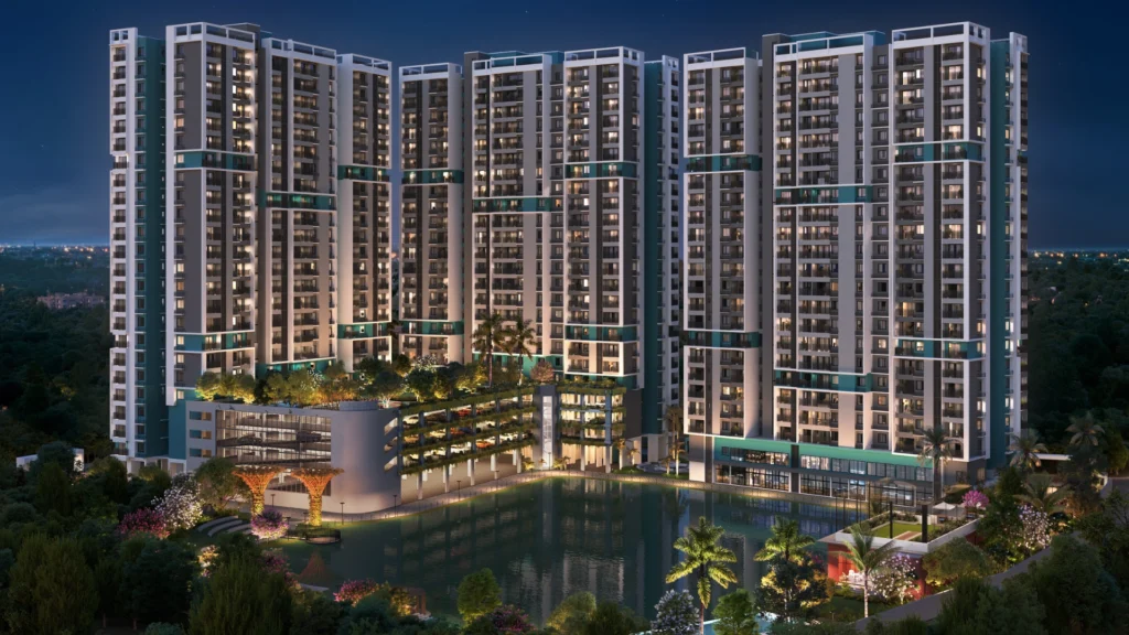 DTC Still Waters night lighting amenity zones
